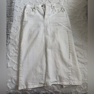 Target Women's Cream Midi Skirt